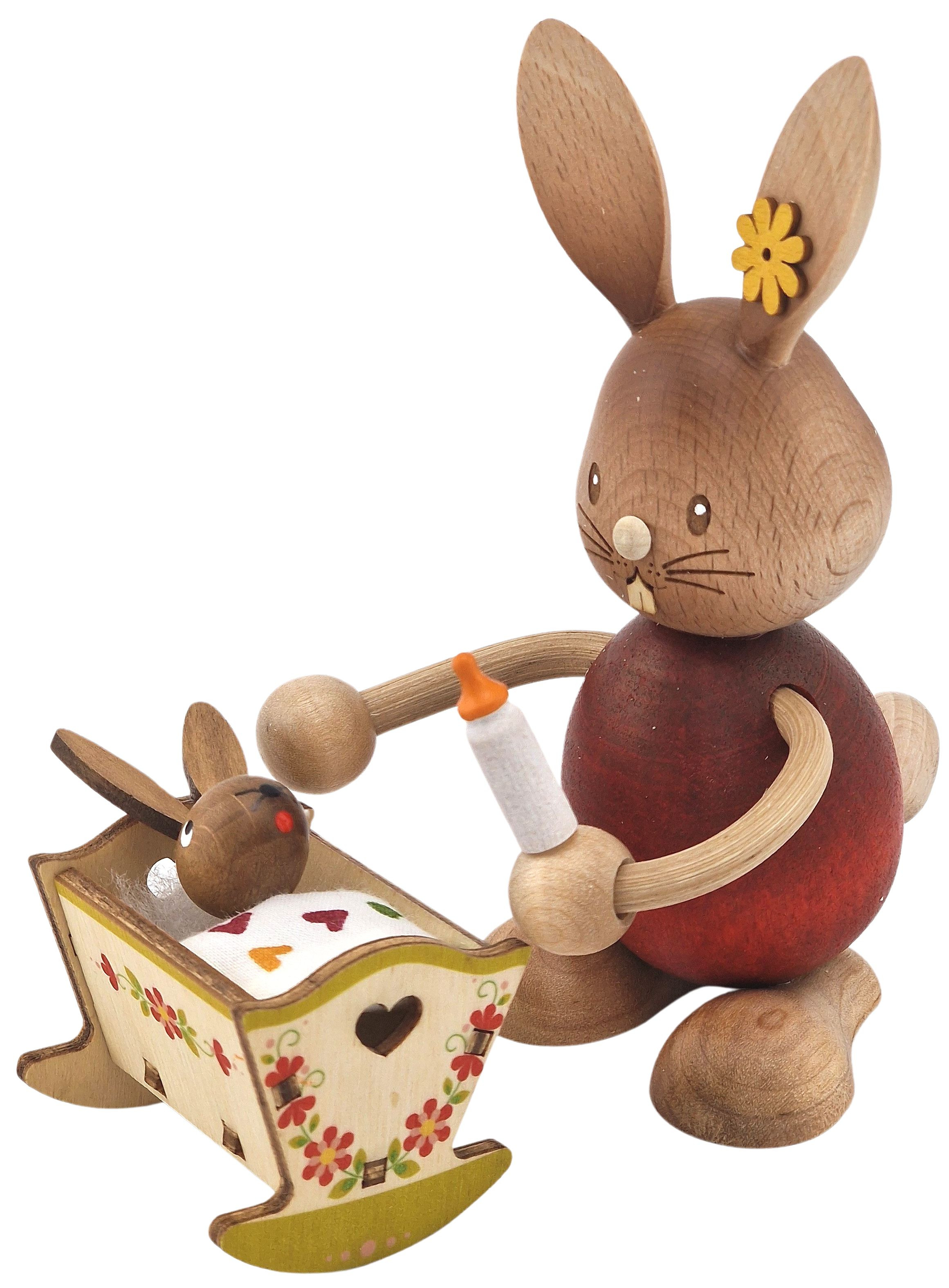 Stupsi Hase mit Wiege