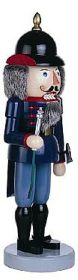 Nussknacker Feuerwehrmann blau