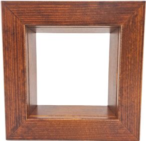 Wandrahmen Kastenrahmen gross braun - 24 x 24 cm
